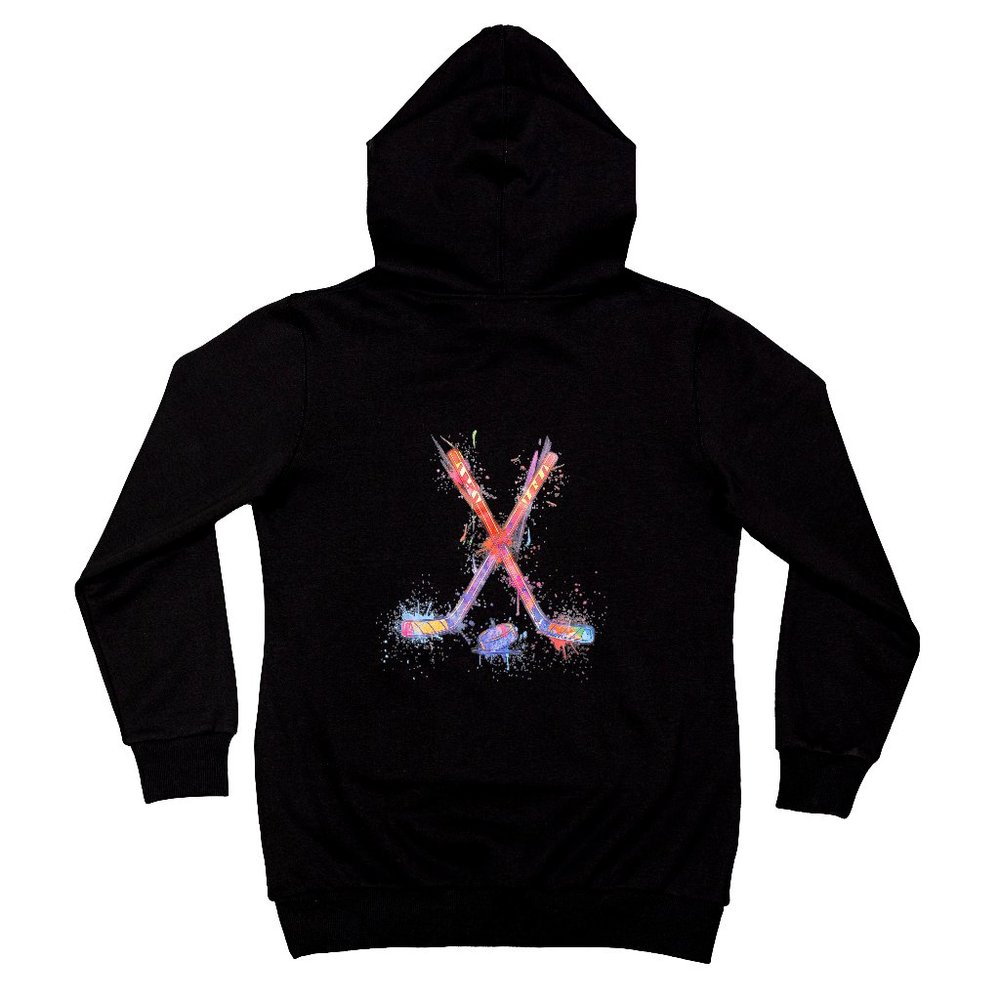 Women's Graffiti Sticks Hockey Hoodie